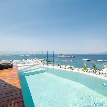 Вилла Nima - 2 Bedroom With Private Pool & Sea View, Mykonos Town Klouvas
