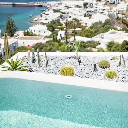 Villa Nima - 2 Bedroom With Private Pool & Sea View, Mykonos Town Klouvas