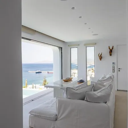 Villa Nima - 2 Bedroom With Private Pool & Sea View, Mykonos Town Klouvas